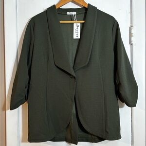 Olive Green Blazer, NWT